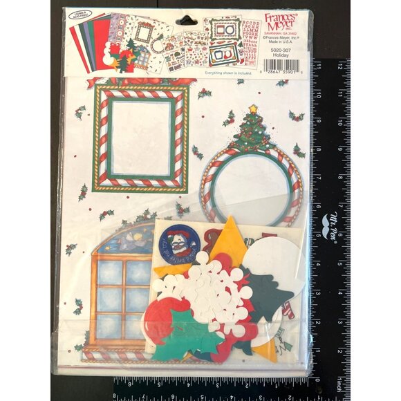 Frances Meyer Inc. Scrapbook Page Kit Holiday Theme 6-8 Pages Includes Stickers - Picture 2 of 2